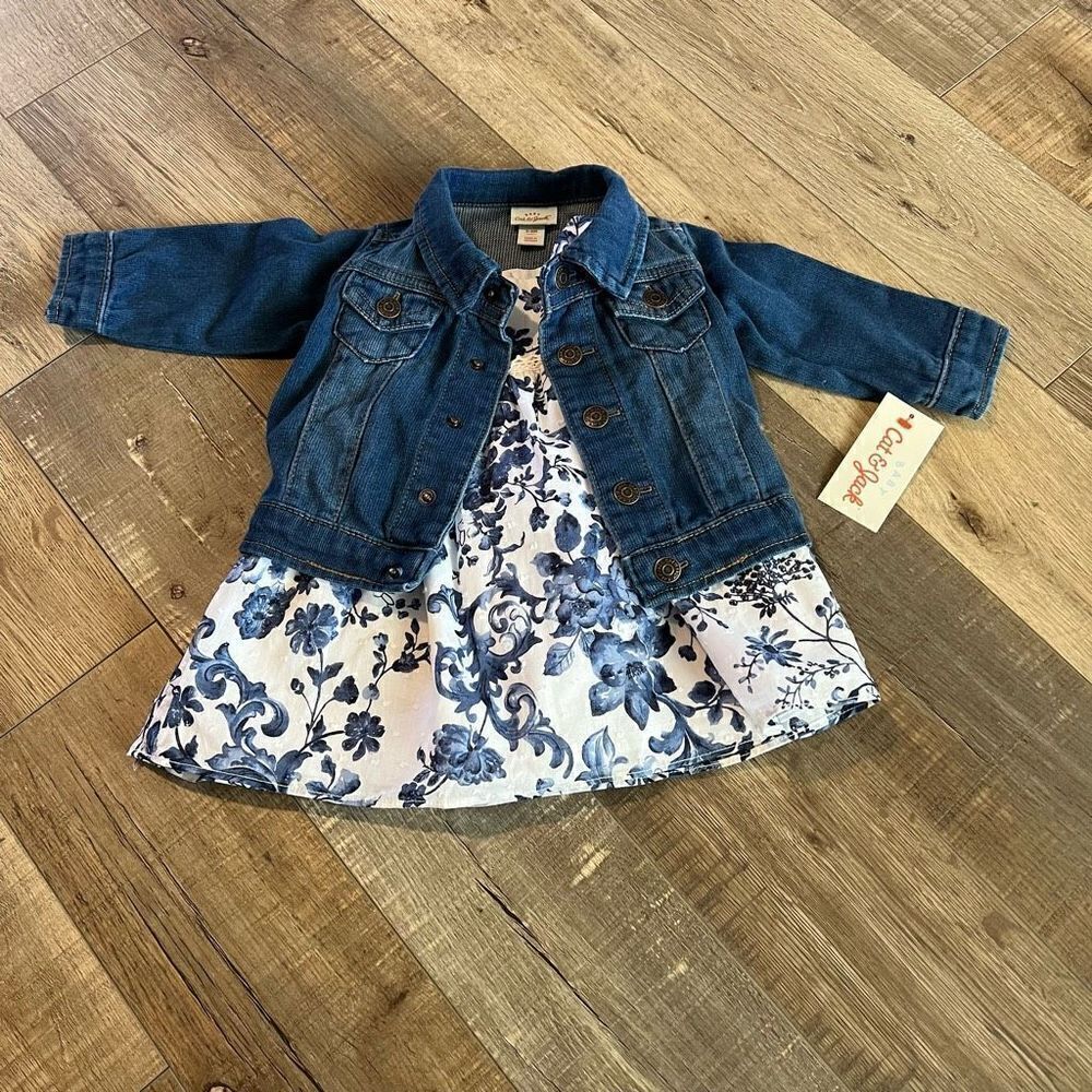 Mai & Mimi floral dress & jacket size 3/6m